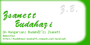 zsanett budahazi business card